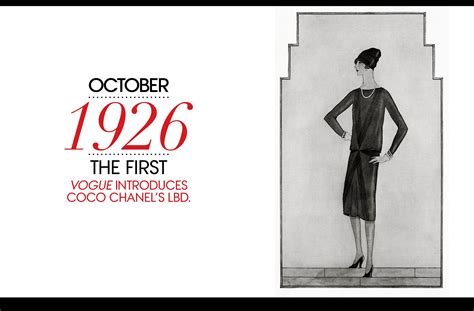 chanel little black dress 1926 vogue|The radical power of the little black dress .